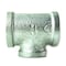 Thrifco Plumbing 1-1/4 Inch x 1-1/4 Inch x 1 Inch Galvanized Steel Reducer Tee 5217081 - alternate 1